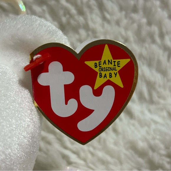 Ty Beanie Babies ‘Halo’ Bear MWMT - Picture 5 of 6